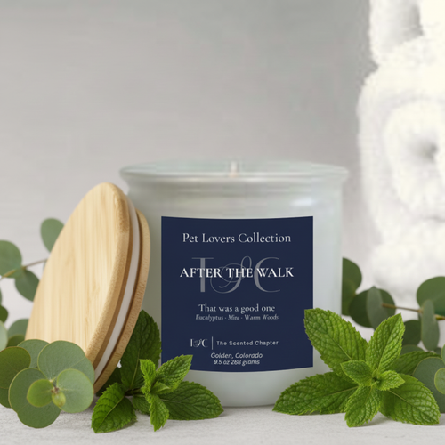 After the Walk with Eucalyptus and Mint Background