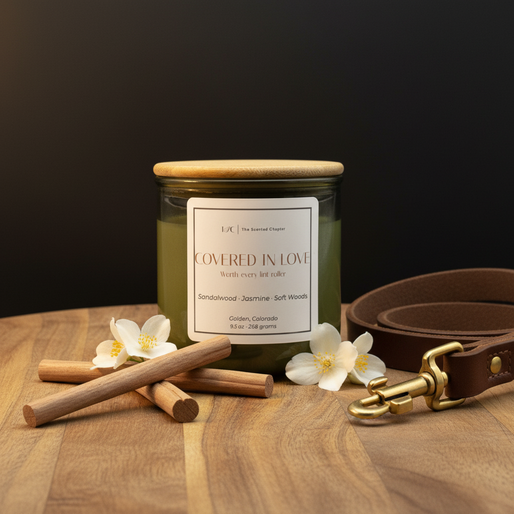 Covered In Love - sandalwood, jasmine & dog leash