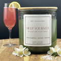 Help Yourself - champagne flute, jasmine & sea salt