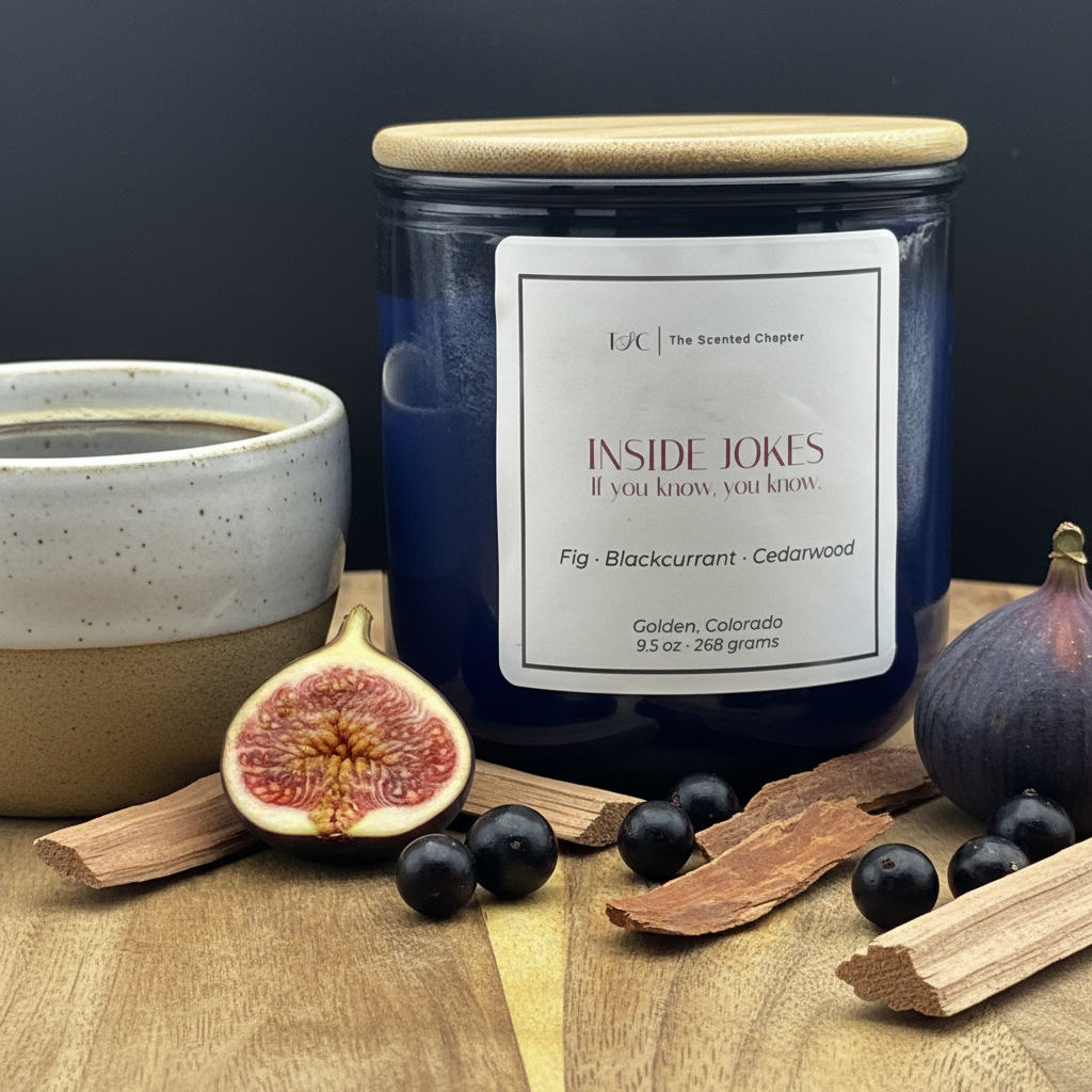Inside Jokes - figs, blackcurrants, cedarwood & coffee