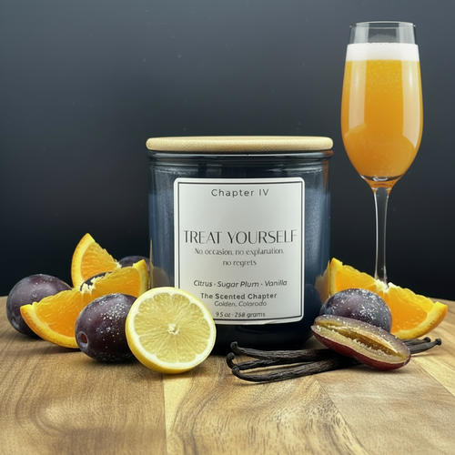 Treat Yourself - with mimosa glass